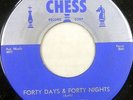 MUDDY WATERS 45 Forty Days & Forty Nights CHESS Blues VG++ Original #BB1575
