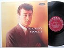 BUDDY HOLLY self titled ORIGINAL LP pressing silver on burgunday Coral label CC
