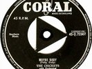 THE CRICKETS - MAYBE BABY - ORIGINAL 1957 UK TRI-CENTRE SINGLE ON CORAL - EX++