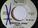 SAMANTHA JONES I Deserve It/That Special Way PROMO COPY VG