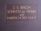 1939 BACH VIOLIN SONATAS BORIS SCHWARZ ALICE EHLERS HARPSICHORD GAMUT Records 78