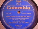 1927 BEN BERNIE & All the Lads WALT DISNEY Three Little Pigs Who's Afraid of t78