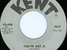 JOHNNY WILLIAMS You've Got It DANCEFLOOR R&B 45 on KENT VG++