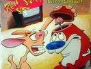 REN & STIMPY SHOW RARE LITTLE EEDIOT YELLOW VINYL 4 SONG 45 NM BIG HOUSE BLUES