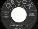 REX ALLEN ROCKABILLY ON DECCA LABLE 9-30651 KNONK KNOCK RATTLE