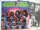 OVERKILL -Taking Over LP 1987 , Megaforce USA   ...intruder hellwitch megadeth