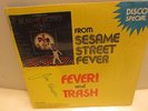 JIM HENSON MUPPETS 45 PICTURE SLEEVE SESAME STREET FEVER SIGNED AUTOGRAPH SEALED