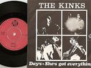 THE KINKS DAY`S & SHE`S GOT EVERYTHING DANISH 45+PS 1968 MOD FREAKBEAT PSYCH