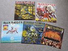 Iron Maiden LP Live after death Booklet Sticker Seventh son Piece of mind 4 LP`S