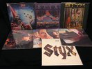 Styx Vinyl Record LP Lot: Man of Miracles, II, Kilroy Was Here, Pieces of Eight