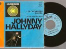 JOHNNY HALLYDAY RARE BELGIQUE SP 45 T VINYLE PHILIPS LES CHEVALIERS DU CIEL