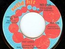PAT LEWIS 45 I Owe You Something / No One To Love SOLID HIT 109 VG+ RARE SOUL