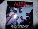 NWA STRAIGHT OUTTA COMPTON ORIGINAL UK PRESS 1988 VINYL LP ON 4TH & BROADWAY EX