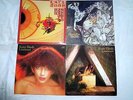 KATE BUSH 3 VINYL LPs LIONHEART, NEVER FOR EVER & THE KICK INSIDE