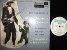 BLIND LEMON JEFFERSON FOLK BLUES OF.. RIVERSIDE RLP1014 WHITE OG 10