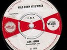 ISLAND | GLEN ADAMS - HOLD DOWN MISS WINEY | 1968