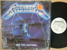 METALLICA Ride The Lightning ORIGINAL MEGAFORCE LP WITH MISPRINT COVER Shrink