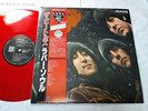 BEATLES RUBBER SOUL JAPAN 1986 UK CUTTING MONO RED VINYL w/WIDE OBI BEAUTIFUL