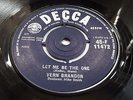 VERN BRANDON - LET ME BE THE ONE RARE DECCA 45 JIMMY PAGE LED ZEPPELIN EX