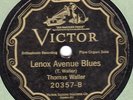 Victor 20357 THOMAS (Fats) WALLER Lenox Avenue Blues PIPE ORGAN solos 1926 E+