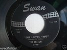 THE BEATLES MINT UNPLAYED She Loves You / I'll Get You 45 ORIGINAL 1964 SWAN