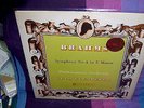 OTTO KLEMPERER  BRAHMA SYMPHONY 4 SAX 2350 BLUE AND SILVER 1st