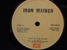 Iron Maiden Run to the Hills rare original Irish vinyl single release