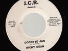 HEAR Doo Wop Teen Rare 45 RICKY DEAN Goodbye Jan on J.C.R