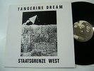 TANGERINE DREAM - STAATSGRENZE WEST : LIVE (RARE LP) 1980