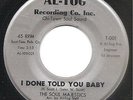Soul Majestics - I Done Told You Baby / Missing You - Al-Tog - Northern Soul