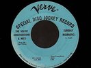 VELVET UNDERGROUND & NICO 45 Sunday Morning / Femme Fatale VERVE 10466 rare