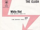 7 45 The Clash - White Riot RARE MINT German Promo Hyper RARE MINT Punk