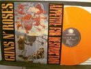 GUNS N ROSES APPETITE DESTRUCTION NM/NM 87 GERMAN LP BANNED COVER ORANGE WAX AXL