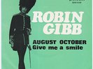 BEE GEES / ROBIN GIBB August October *RARE* Norway 45 UNIQUE norwegian p/s PSYCH