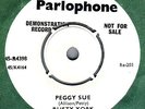 Rusty York -- Peggy Sue /Shake 'em up baby  demo only release