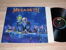 MEGADETH LP - RUST IN PEACE / 1990 CAPITOL RECORDS METAL in MINT - RAR