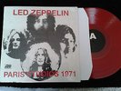 RARE 2000, LED ZEPPELIN,PARIS STUDIOS 1971,RED VINYL,UNPLAYED,MINT,