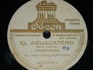 CUBA 78 rpm RECORD Odeon ORQ. JULIO CUEVA Bolero TRINIDAD / Pregón EL AGUACATERO