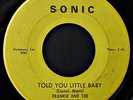 45RPM ROCK-A-BILLY FRANKIE AND THE TEENTONES SONIC 4502
