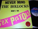RARE NM SEX PISTOLS NEVER MIND THE BOLLOCKS 1ST PRESS 1/1000 PROMO BLANK BACK LP