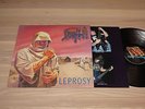 DEATH LP - LEPROSY / 1988 UNDER ONE FLAG RECORDS METAL in NM - RARE