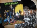 Necrophagia Season Of The Dead first press LP 1987 NRR15 Obituary Death +OIS