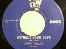 Jerry DeMar 'without your love' 45 Rare MN Teen Rocker on Kay Bee