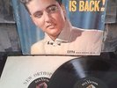 ELVIS IS BACK LP First USA 1960 PRESS NO STICKER SILVER MONO LPM-2231  EX