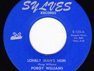 CROSSOVER SOUL 45 RPM - PORGY WILLIAMS on SYLVES RECORDS