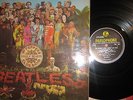 BEATLES SGT PEPPER PMC 7027 1ST PRESS YELLOW BLACK RARE MONO + FOOL INNER