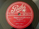 Schubert Mendelssohn Piano Annie D'Arco Pathe 78rpm 12