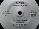 Rare OC Punk EP SAIGON Annihilation 1981 EP on WWIII Records GROOVY