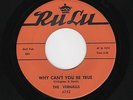 '58 Crude Philly Doowops VERNALLS Why Can't You Be True/Raindrops RU LU M- HEAR