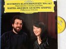 Argerich+Sinopoli. Beethoven (Piano concertos 1+2). DGG 415 682 dig. NM(-)